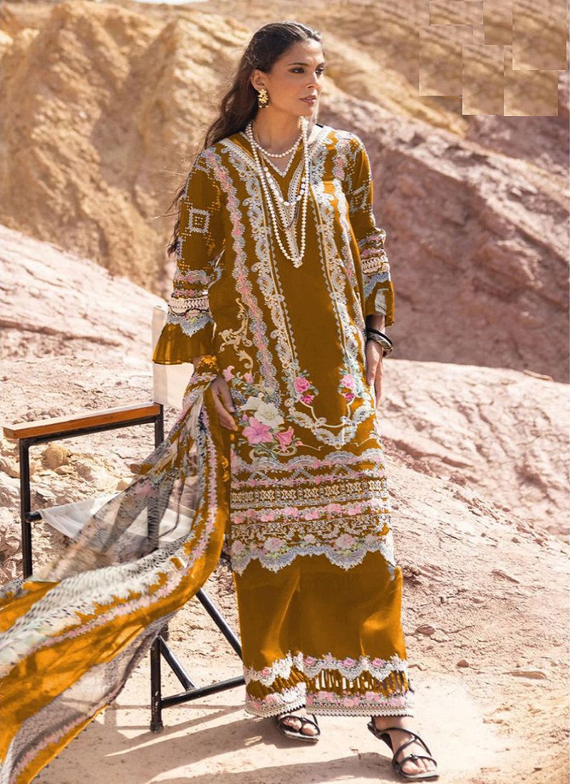 Mehbbob Tex Elaf Premium Lawn Collection Vol 1 Pakistani Suits Catalog